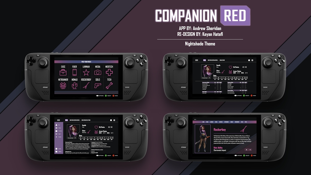 Companion Red UI/UX Redesign